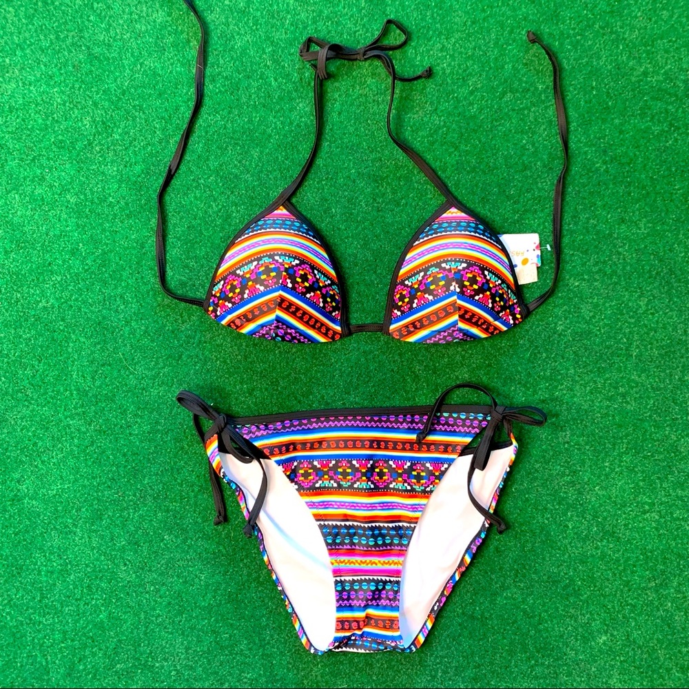 Brand New String Bikini Bathing Swim Suit Sz L